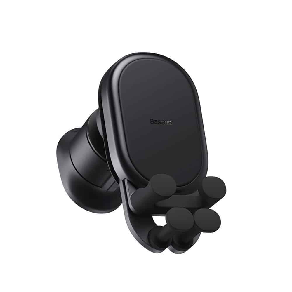 Baseus car holder with built-in 15W inductive charger for air vent Μαύρο