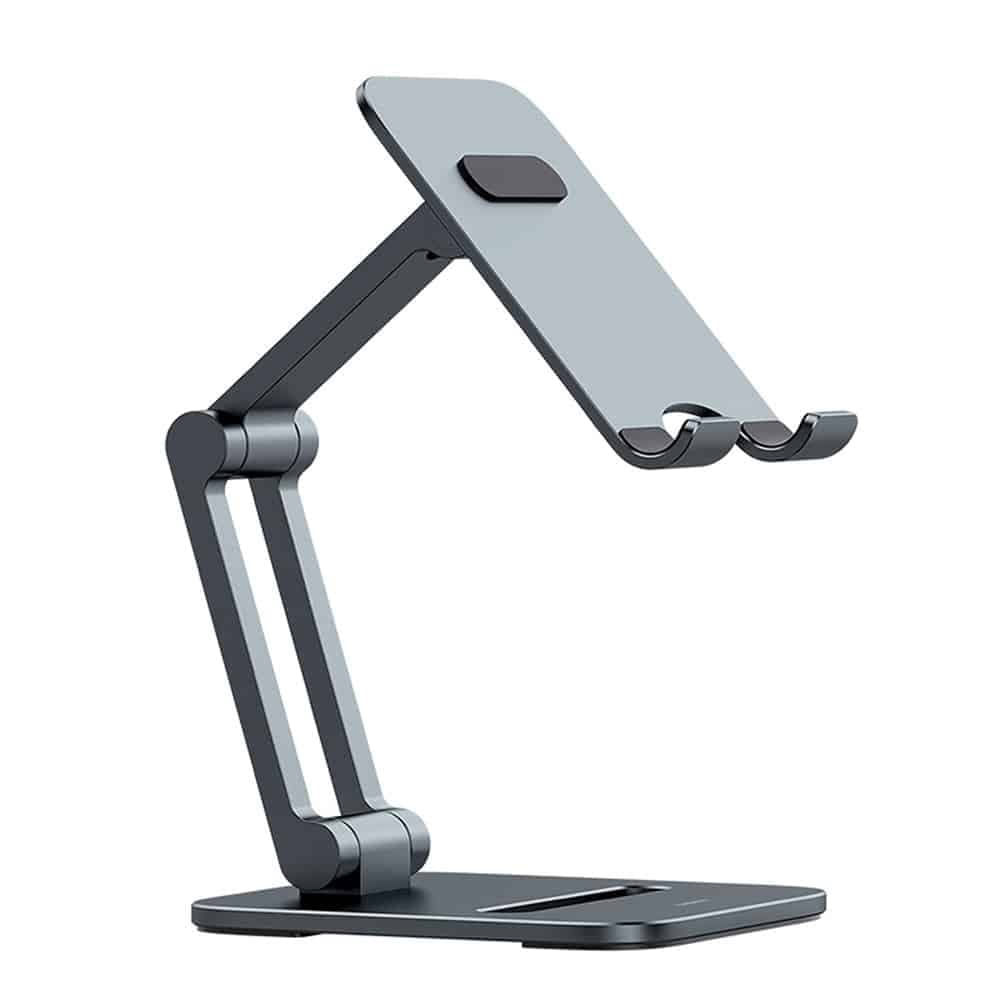 Baseus Desktop Biaxial Foldable metal smartphone stand/stand gray (LUSZ000013) 2