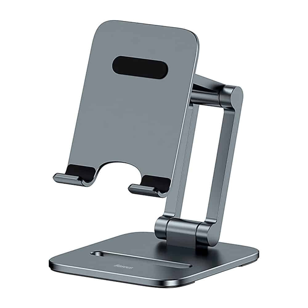 Baseus Desktop Biaxial Foldable metal smartphone stand/stand gray (LUSZ000013) 3