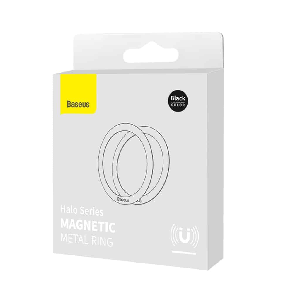 Baseus Halo Series magnetic ring (2 pcs/package) Μαύρο (PCCH000001) 7