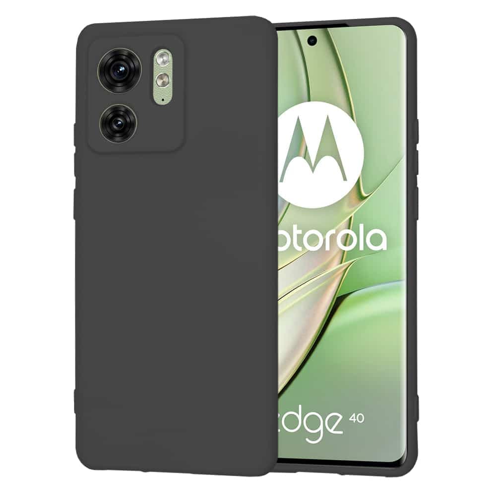Techsuit SoftFlex - θήκη για Motorola Edge 40 / (2023) - Μαύρο