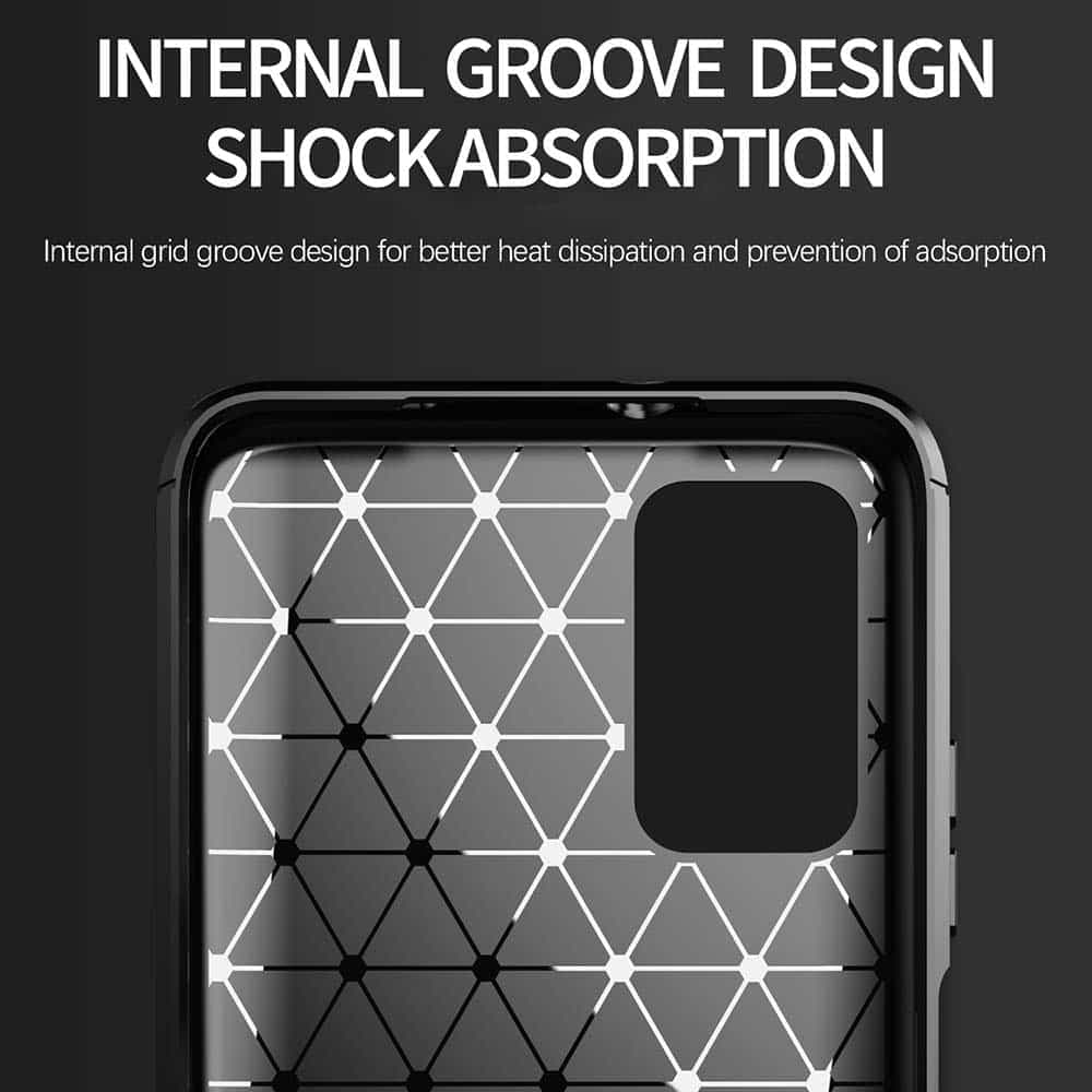 Techsuit Carbon Silicone - θήκη για Xiaomi Redmi 9T - Μαύρο 5