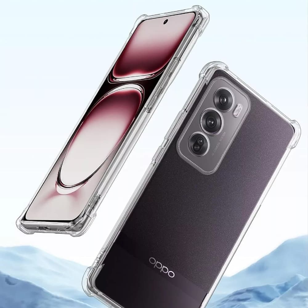 Techsuit Shockproof Clear Silicone - θήκη για Oppo Reno12 Pro - Διάφανο 5