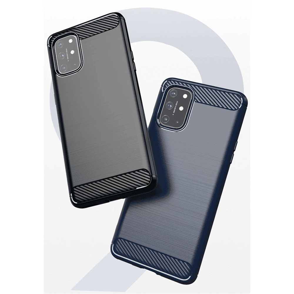 Techsuit Carbon Silicone - Oneplus 8T - Μαύρο 5