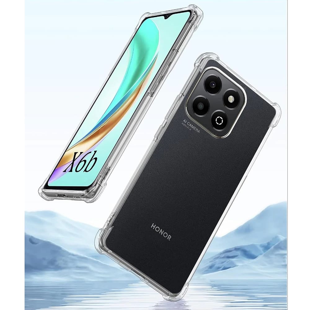 Techsuit Shockproof Clear Silicone - θήκη για Honor X6b - Διάφανο 4
