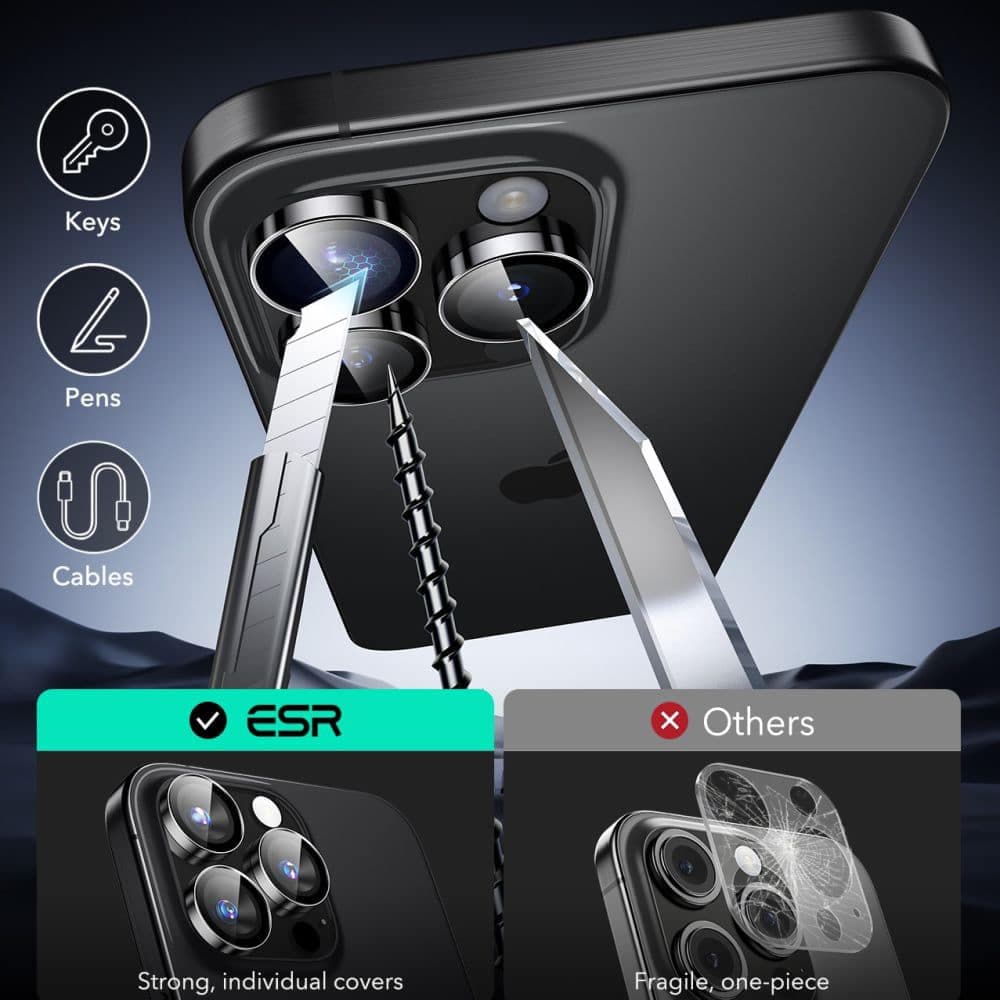 ESR Air Armor - Apple iPhone 16 Pro / Max - Μαύρο 4