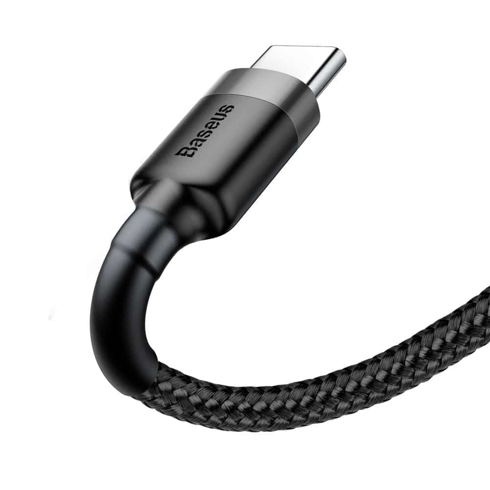 Baseus Cafule USB Type-C Καλώδιο 3m (Γκρί/Μαύρο) 2