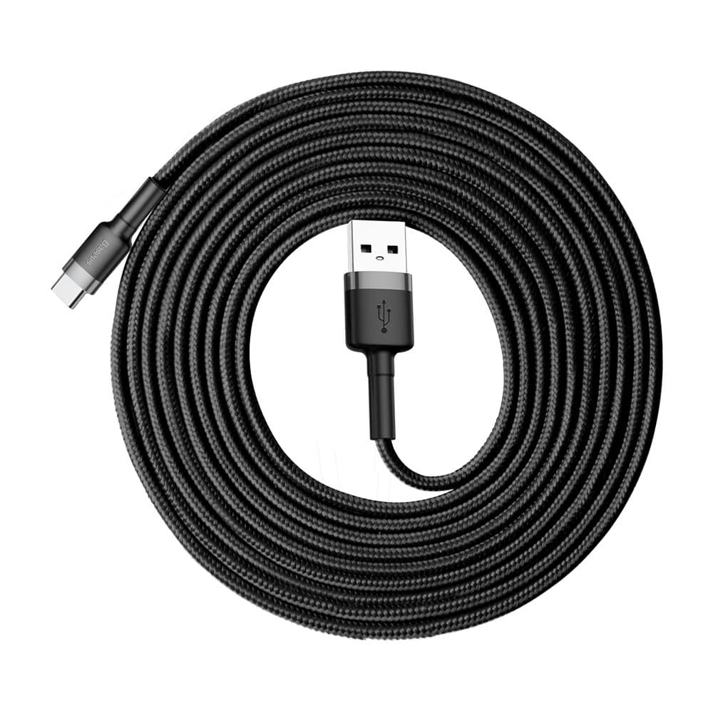 Baseus Cafule USB Type-C Καλώδιο 3m (Γκρί/Μαύρο) 4