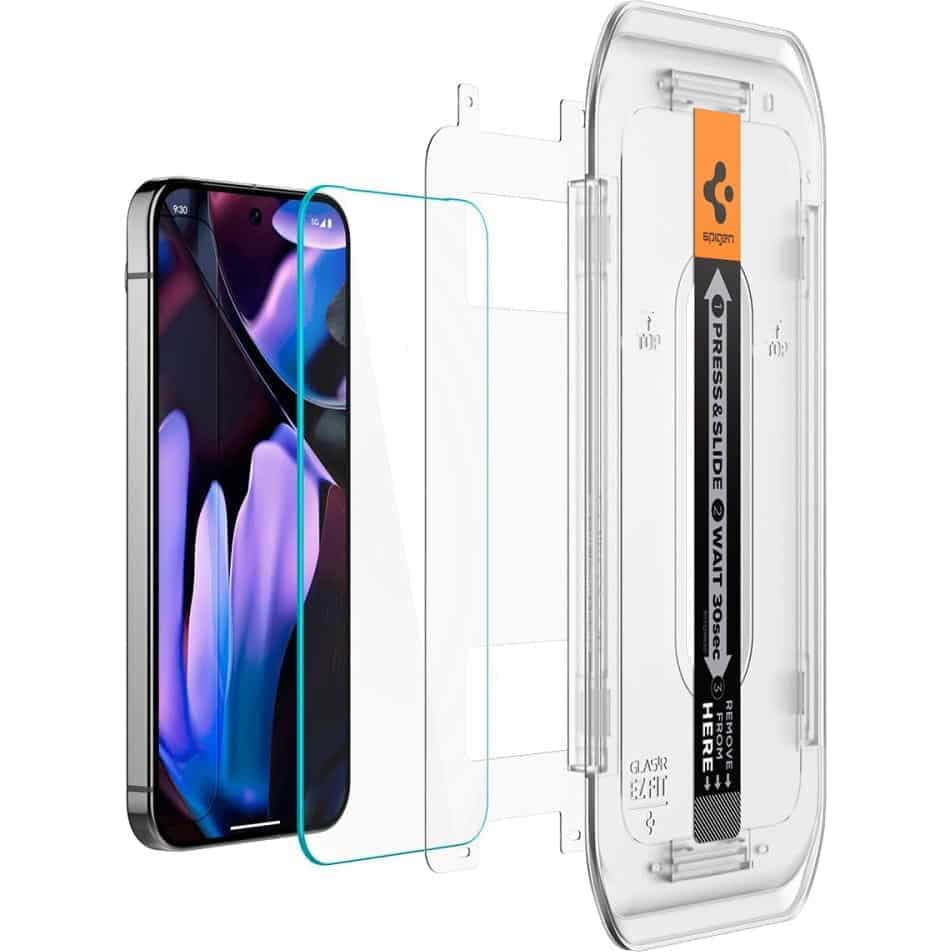 Spigen γυαλί προστασίας Glas.TR "EZ Fit" 2-pack για Google Pixel 9 Pro XL διαφανές 5