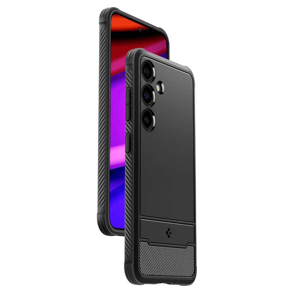 Spigen Rugged Armor - θήκη για Samsung Galaxy S24 FE - Μαύρο 3