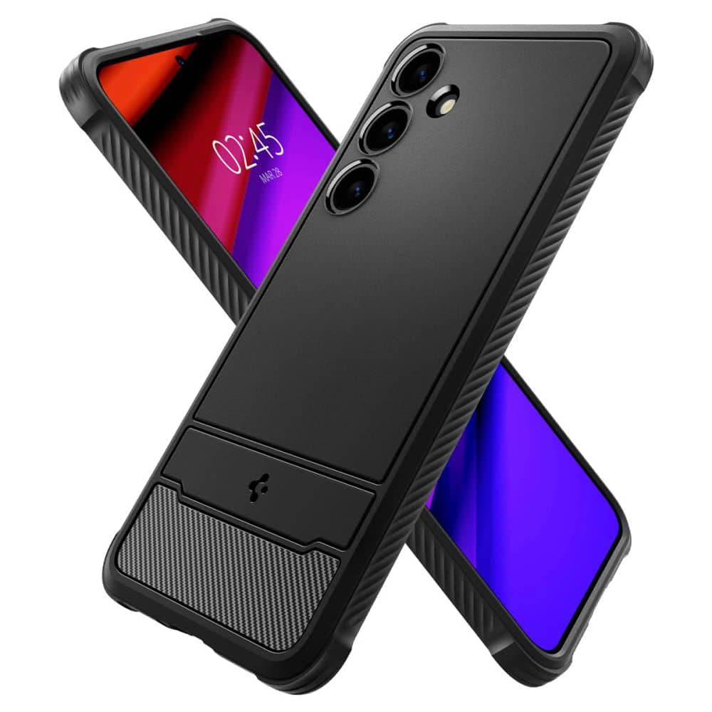 Spigen Rugged Armor - θήκη για Samsung Galaxy S24 FE - Μαύρο 2