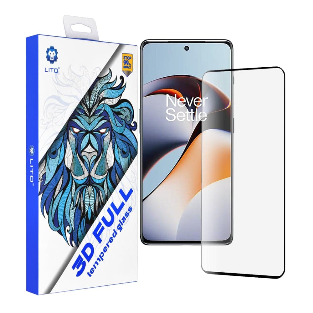 Lito - 3D Πλήρης Κάλυψη - OnePlus 11R - Μαύρο