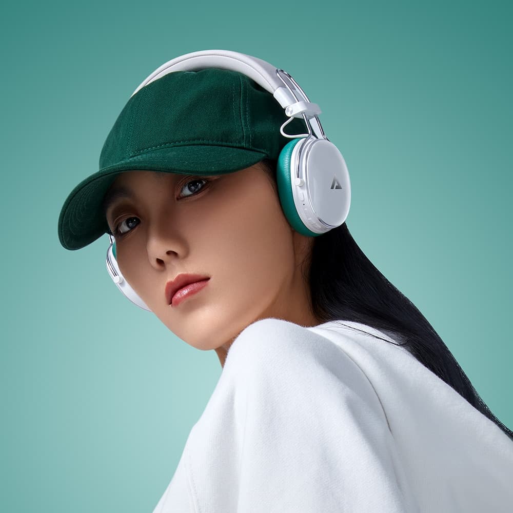 Acefast - Wireless Headset (h7) - Type-C, Bluetooth 5.4, Active Noise Reduction, Ip54, 500mah, Hi-Fi Sound - Pearl White 6