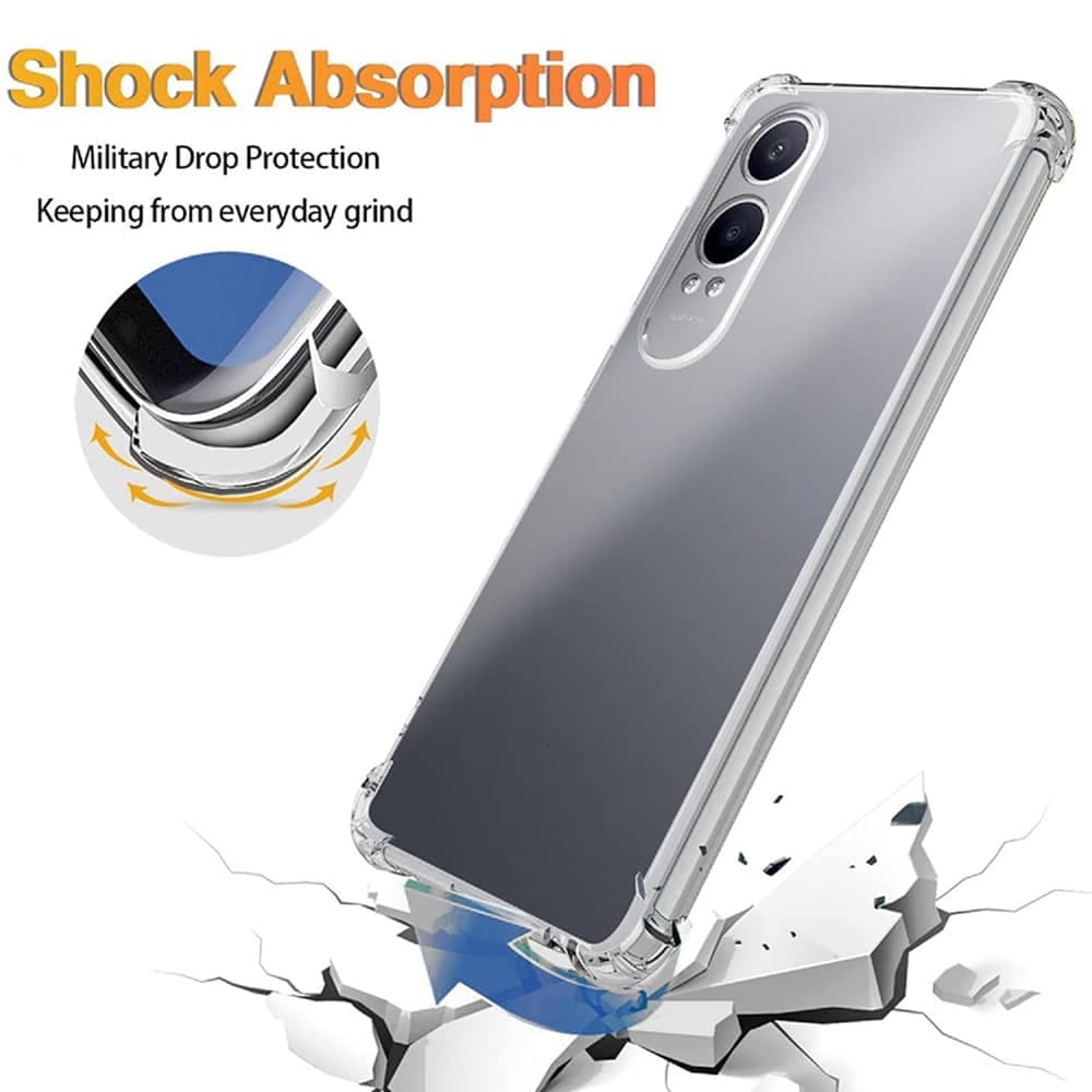 Techsuit Shockproof Clear Silicone - θήκη για Oneplus Nord CE4 Lite - Διάφανο 4