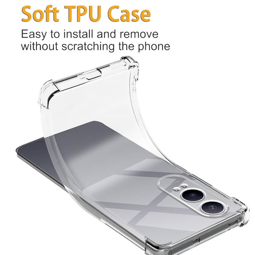 Techsuit Shockproof Clear Silicone - θήκη για Oneplus Nord CE4 Lite - Διάφανο 2