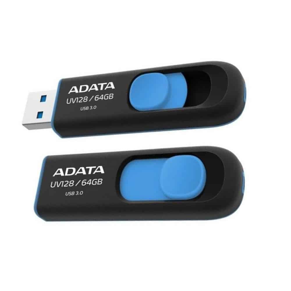 USB-A 3.2 Flashdrive Adata Uv128, 64gb Auv128-64g-Rbe 3