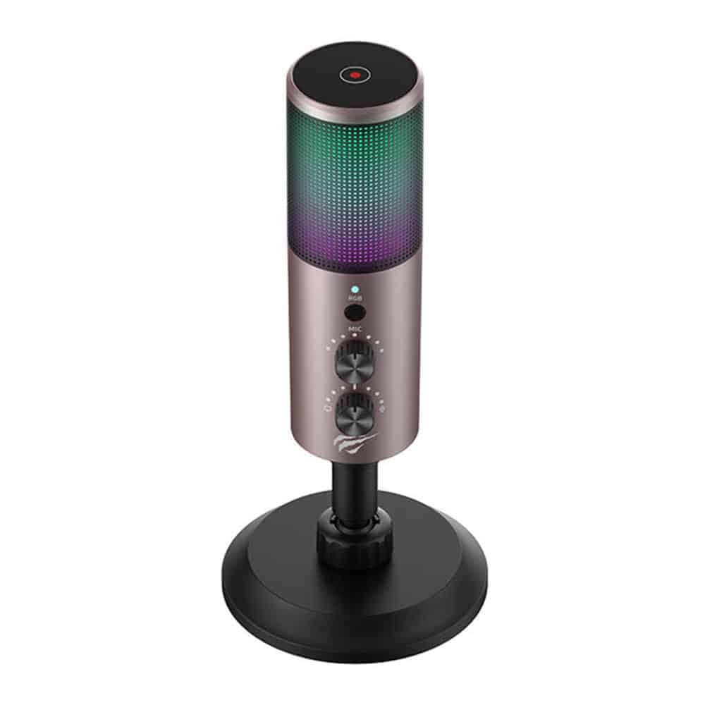 Havit - Gaming Microphone (gk61) - Rgb Lights, Usb-C, 100-18000 Hz - Gray 2