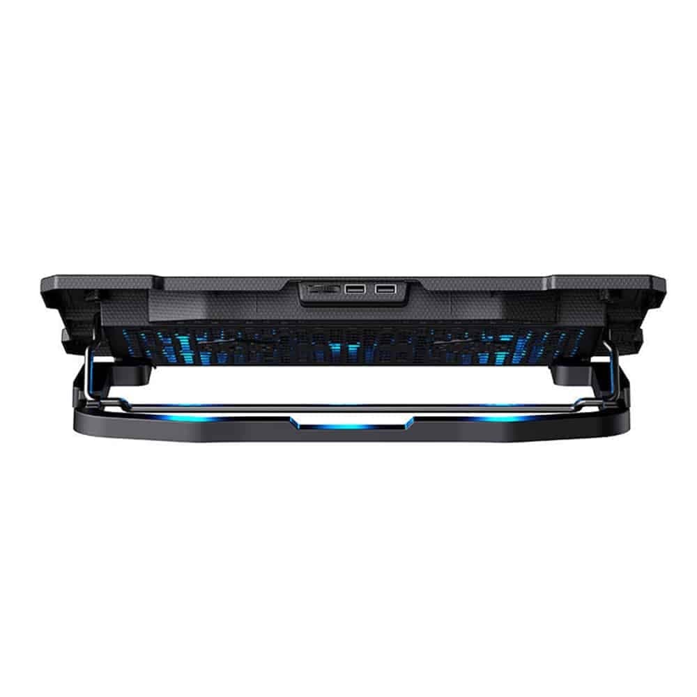 Havit - Cooling Pad (f2076) - For Laptop 17", 2 X Usb, 1200 - 2400rpm, 20db, 5 Fans, Adjustable - Black 5