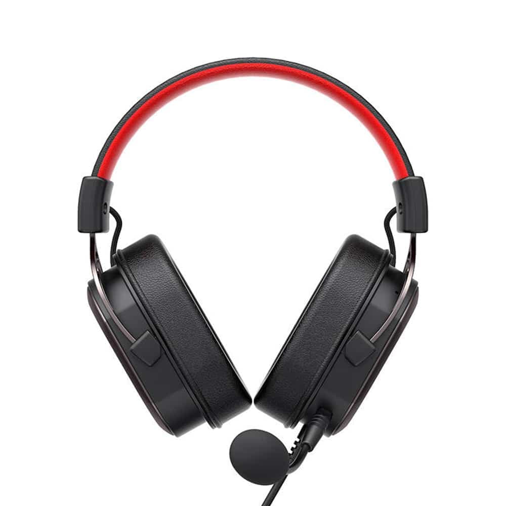 Havit - Gaming Headphones (h2008d) - 3.5mm Jack, Detachable Microphone, Adjustable - Black / Red 4