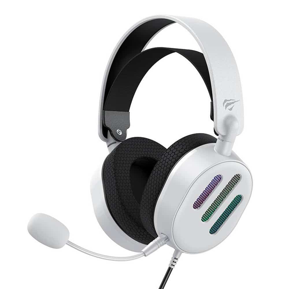 Havit - Wired Gaming Headphones (h2038u) - Usb, Rgb Lights, Microphone, Surround Sound - White 4