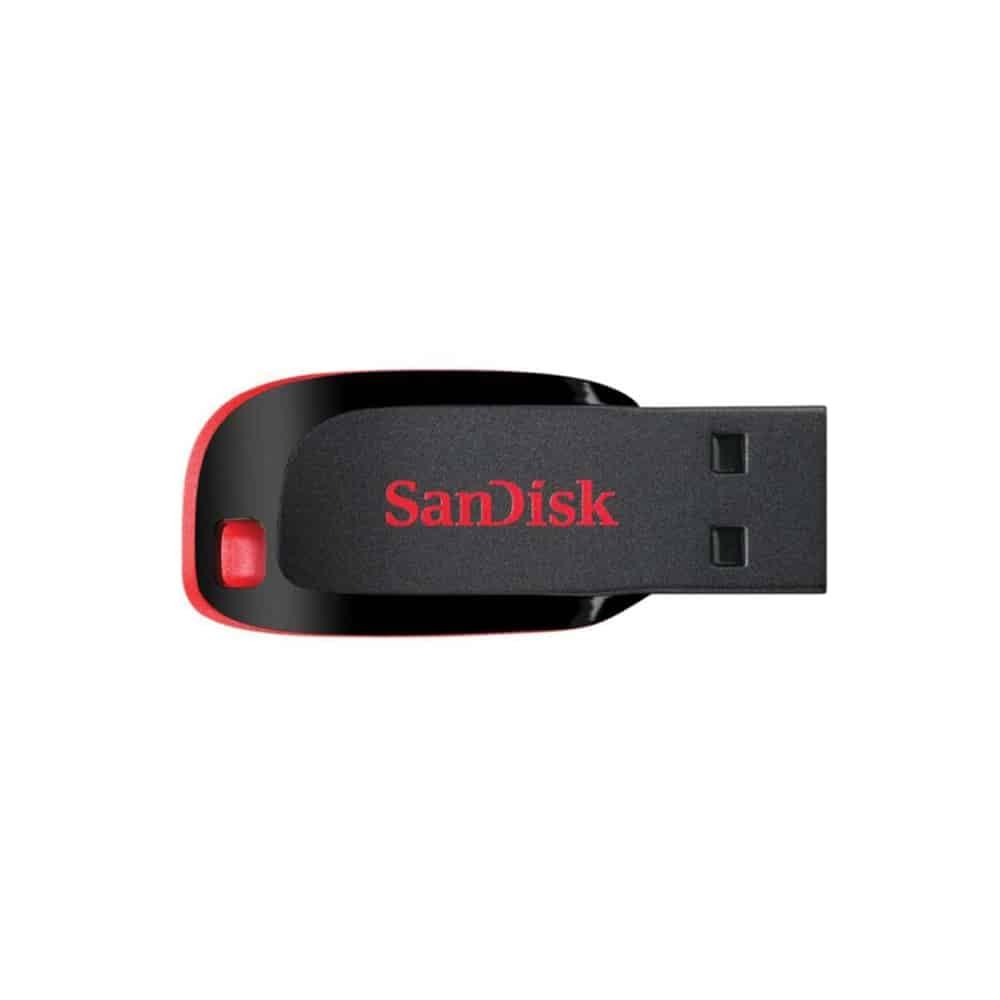Sandisk - USB Stick (sdcz50-064g-B35) - USB 2.0 Flash Drive, 64gb - Μαύρος / Κόκκινος