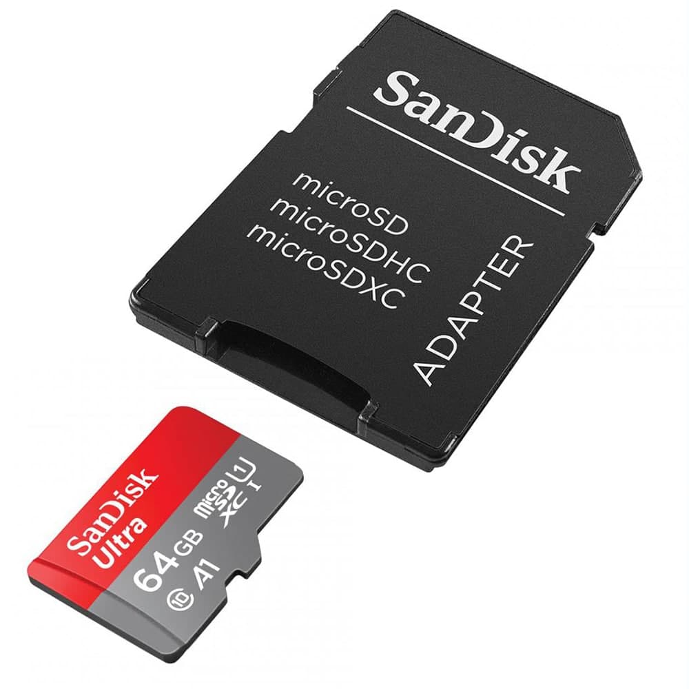 Sandisk - Κάρτα Μνήμης Ultra (sdsquab-064g-Gn6ma) - MicroSDXC Με Αντάπτορα, 64gb, Class 10, 140mb/s, Uhs-I U1 - Κόκκινο / Γκρι 2
