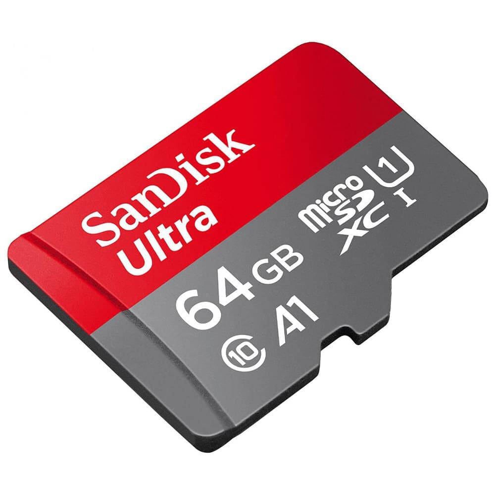 Sandisk - Κάρτα Μνήμης Ultra (sdsquab-064g-Gn6ma) - MicroSDXC Με Αντάπτορα, 64gb, Class 10, 140mb/s, Uhs-I U1 - Κόκκινο / Γκρι 3