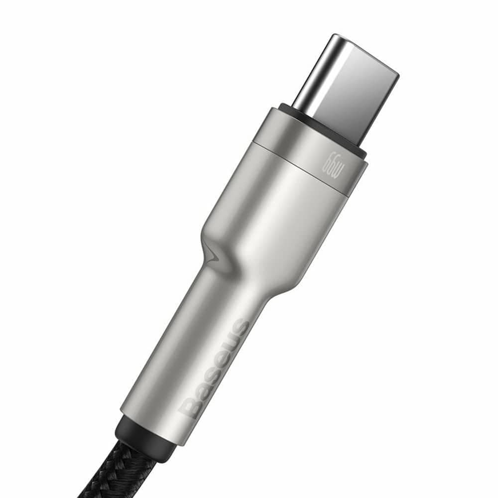 Baseus Καλώδιο USB σε USB-C Cafule, 66W, 1m (Μαύρο) 6