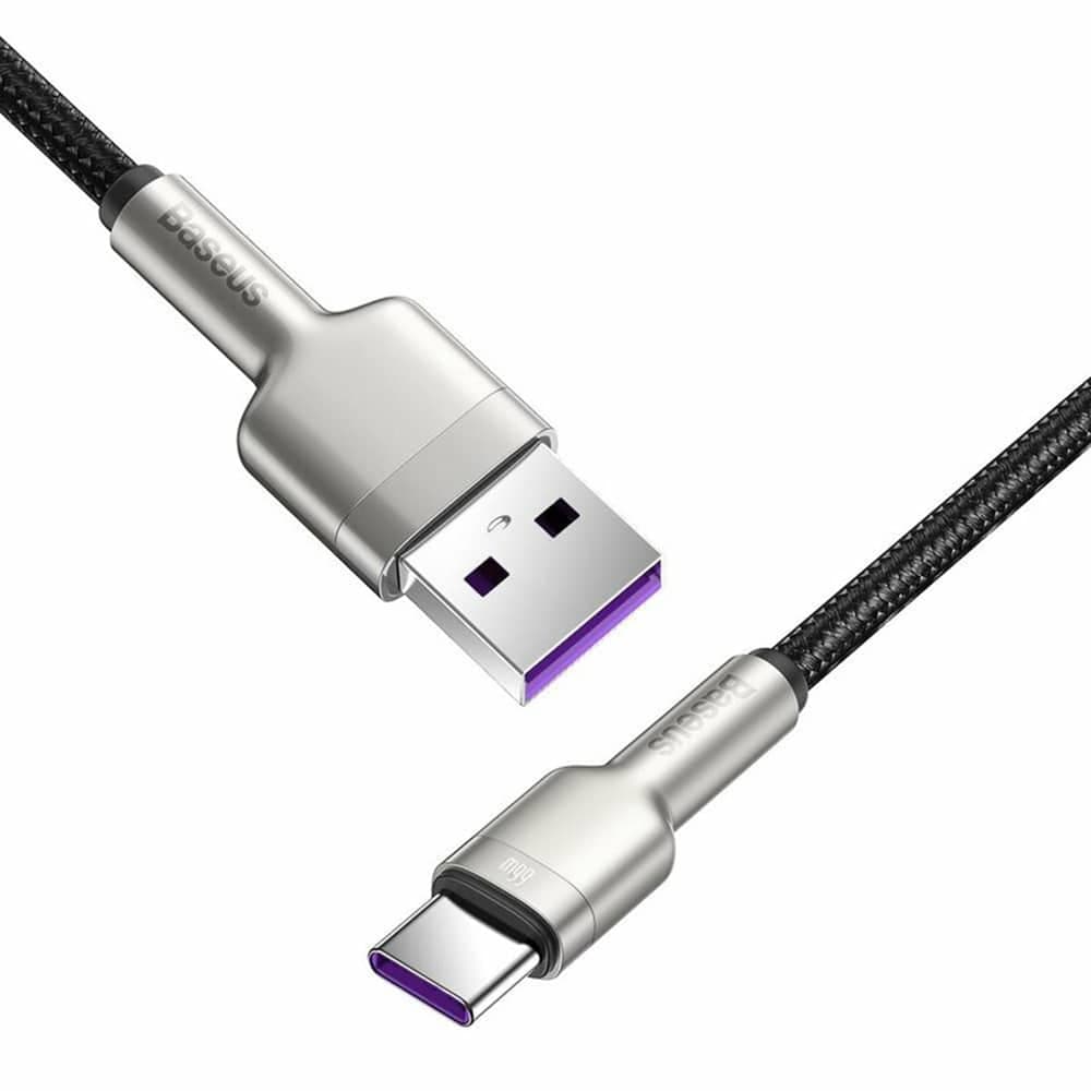 Baseus Καλώδιο USB σε USB-C Cafule, 66W, 1m (Μαύρο) 5