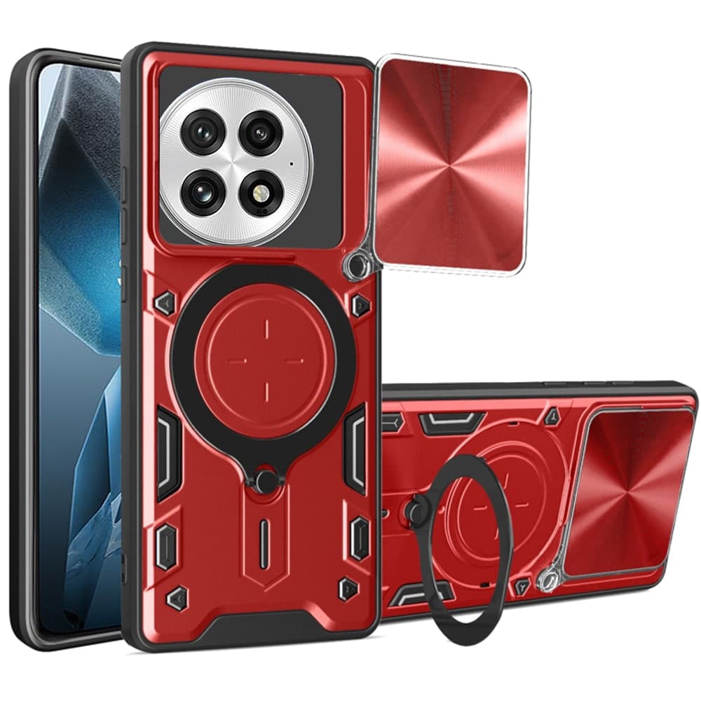 Techsuit CamGuard Pro - θήκη για Oneplus 13 - Κόκκινο