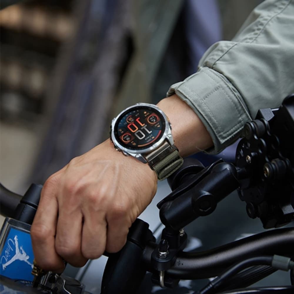 Techsuit - Λουράκι ρολογιού 20mm (W070) - Samsung Galaxy Watch 4/5/Active 2, Huawei Watch GT 3 (42mm)/GT 3 Pro (43mm) - Μαύρο από οψιδιανό 5