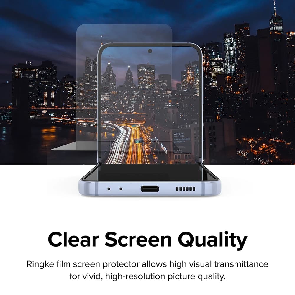 Ringke - Dual Easy Full (2 Pack) - Samsung Galaxy Z Flip4 - Clear 5