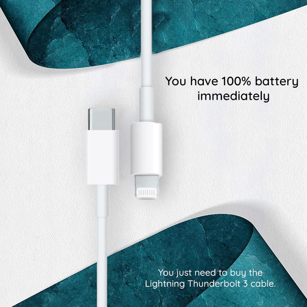 Apple cable USB C - Lightning 2m Λευκό (MKQ42ZM/A) 7