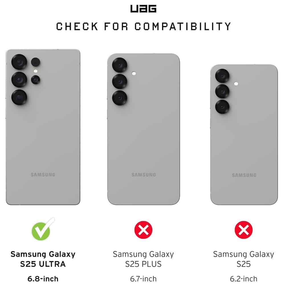 Uag - Glass Shield - Samsung Galaxy S25 Ultra - Clear 7