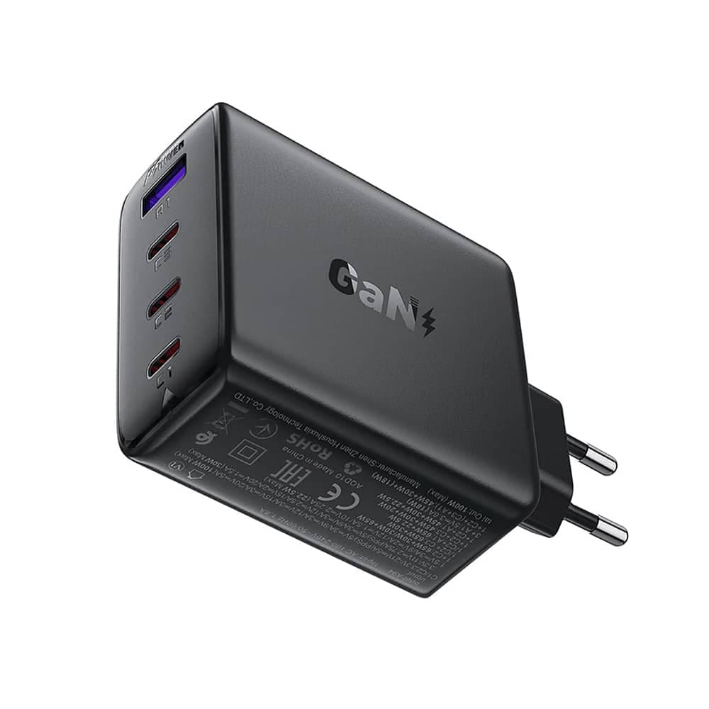 Acefast - Wall Charger (a94) - Multiport 3x Usb-C, Usb-A, Gan2 Technology, Pd100w - Black 2