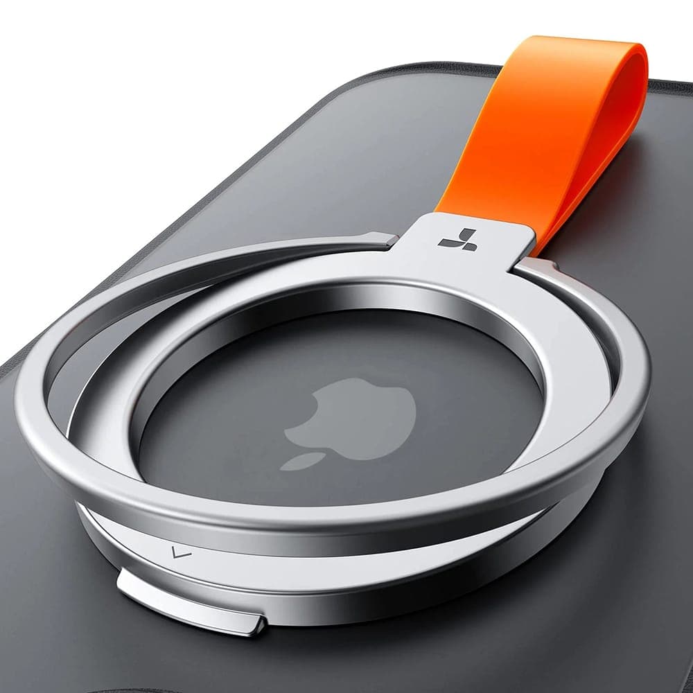 Torras - Ostand Magnetic Ring - 360° Rotatable Stand, Phone Holder/grip, Easy Attach - Silver