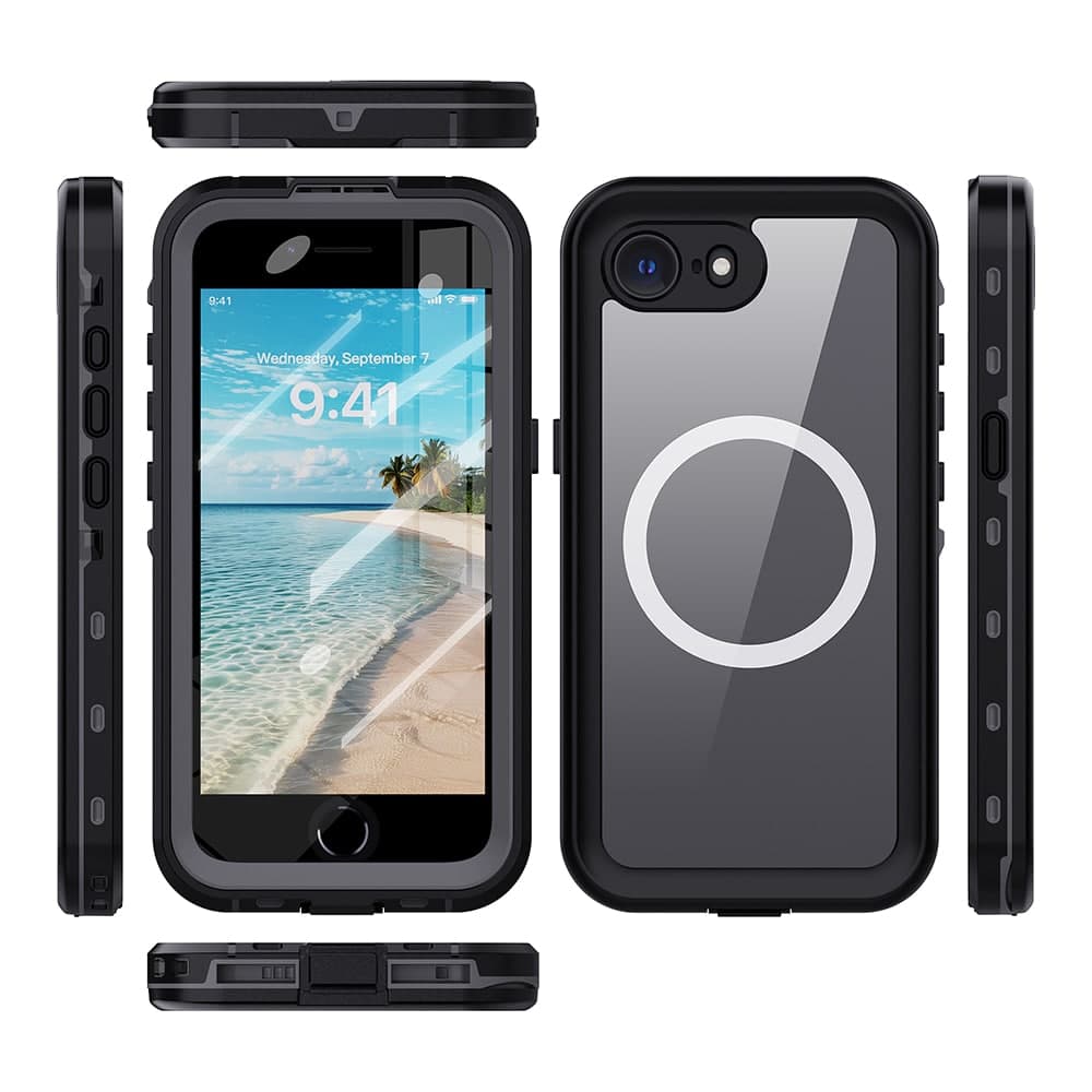 Shellbox - Waterproof Ip68 Case - iPhone 16e - Black 2