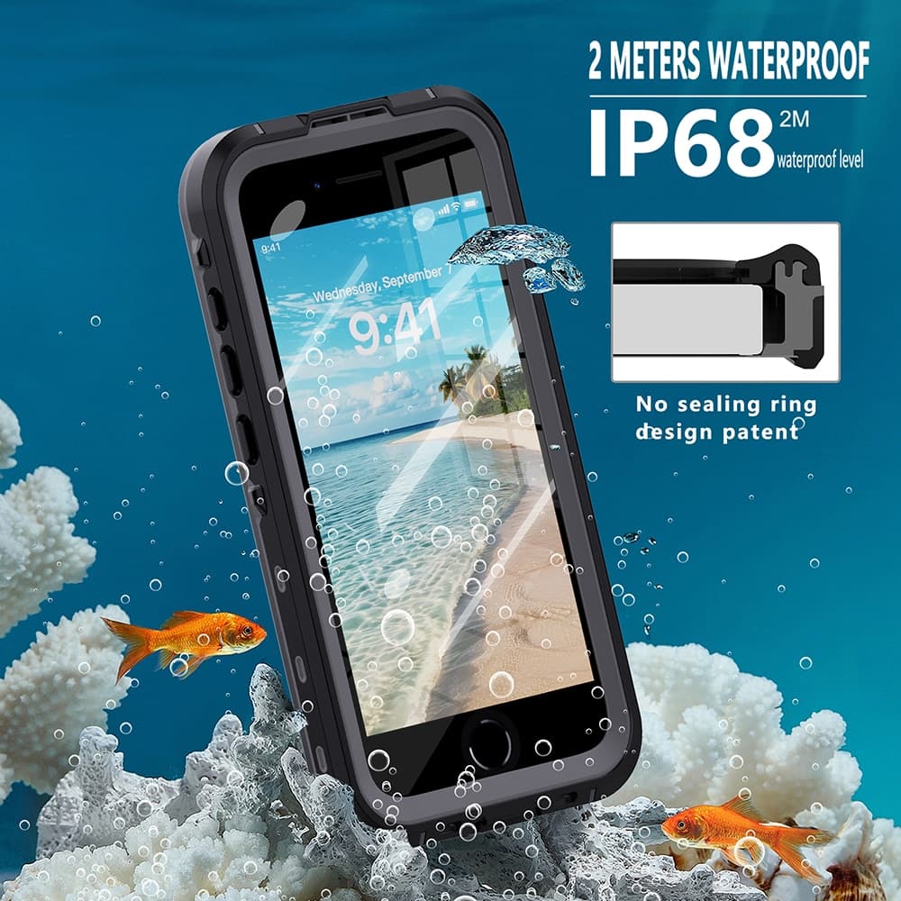 Shellbox - Waterproof Ip68 Case - iPhone 16e - Black 3