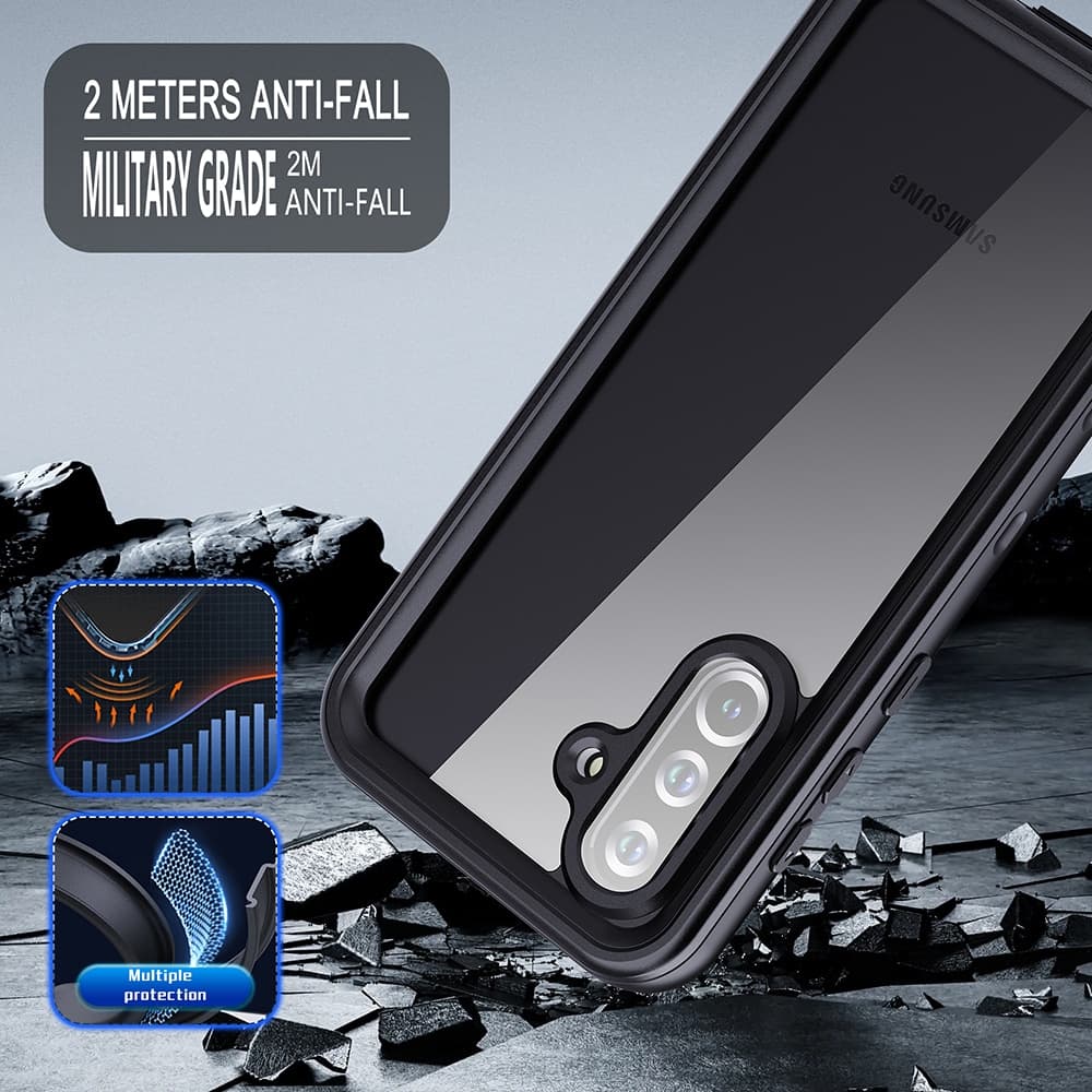 Shellbox - Waterproof Ip68 Case - Samsung Galaxy A26 5g - Black 4