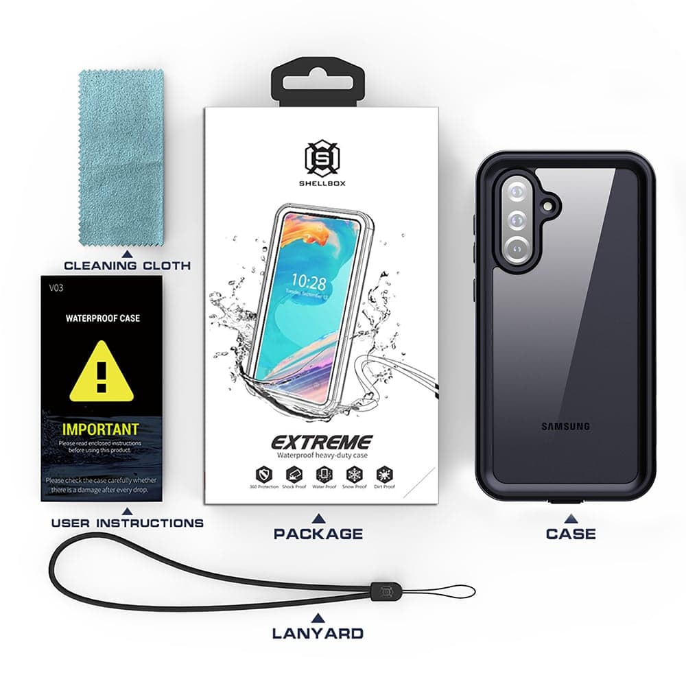Shellbox - Waterproof Ip68 Case - Samsung Galaxy S25 Ultra - Black 7