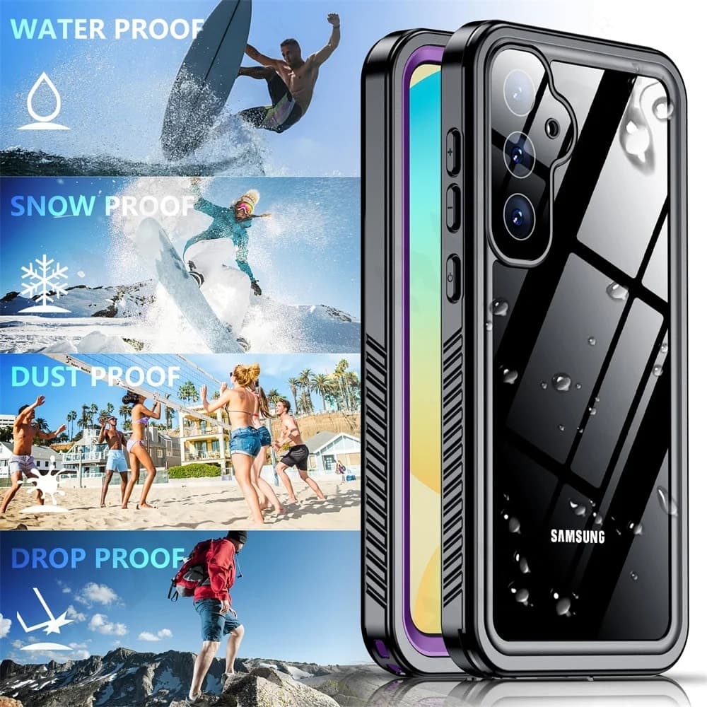 ShellBox Waterproof IP68 - θήκη για Samsung Galaxy S25 Plus - Μαύρο 6