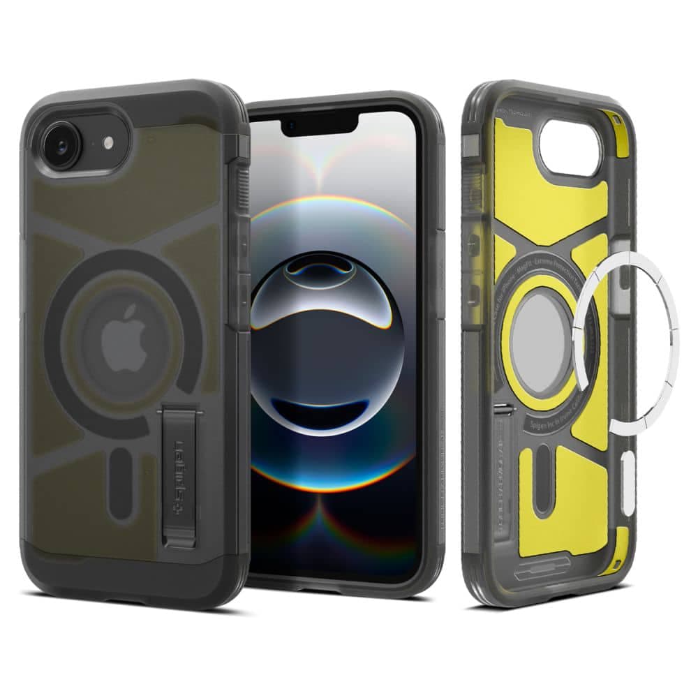 Spigen Tough Armor - θήκη για Apple iPhone 16e - Μαύρο