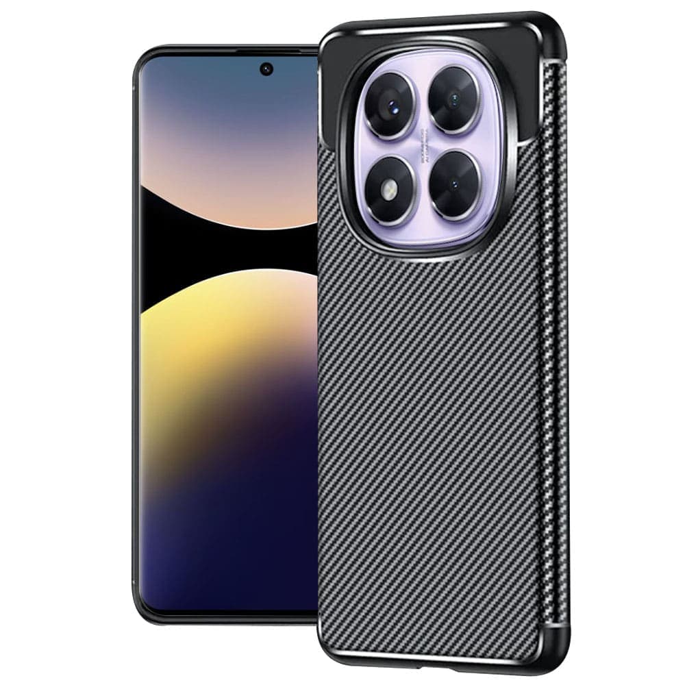 Techsuit CarbonFiber - θήκη για Xiaomi Redmi Note 14 Pro 5G - Μαύρο