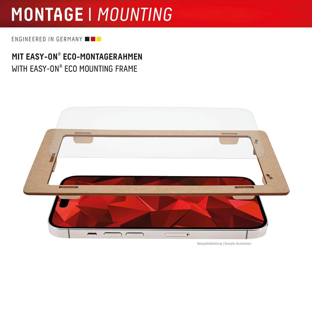 Displex κάλυμμα για iPhone 16 - Real Glass + Case - Διαφανές 4