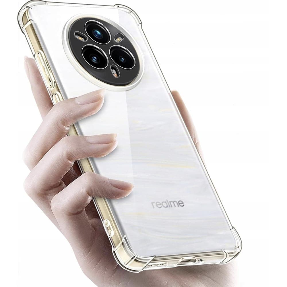 Techsuit Shockproof Clear Silicone - θήκη για Realme 14 Pro - Διάφανο 5