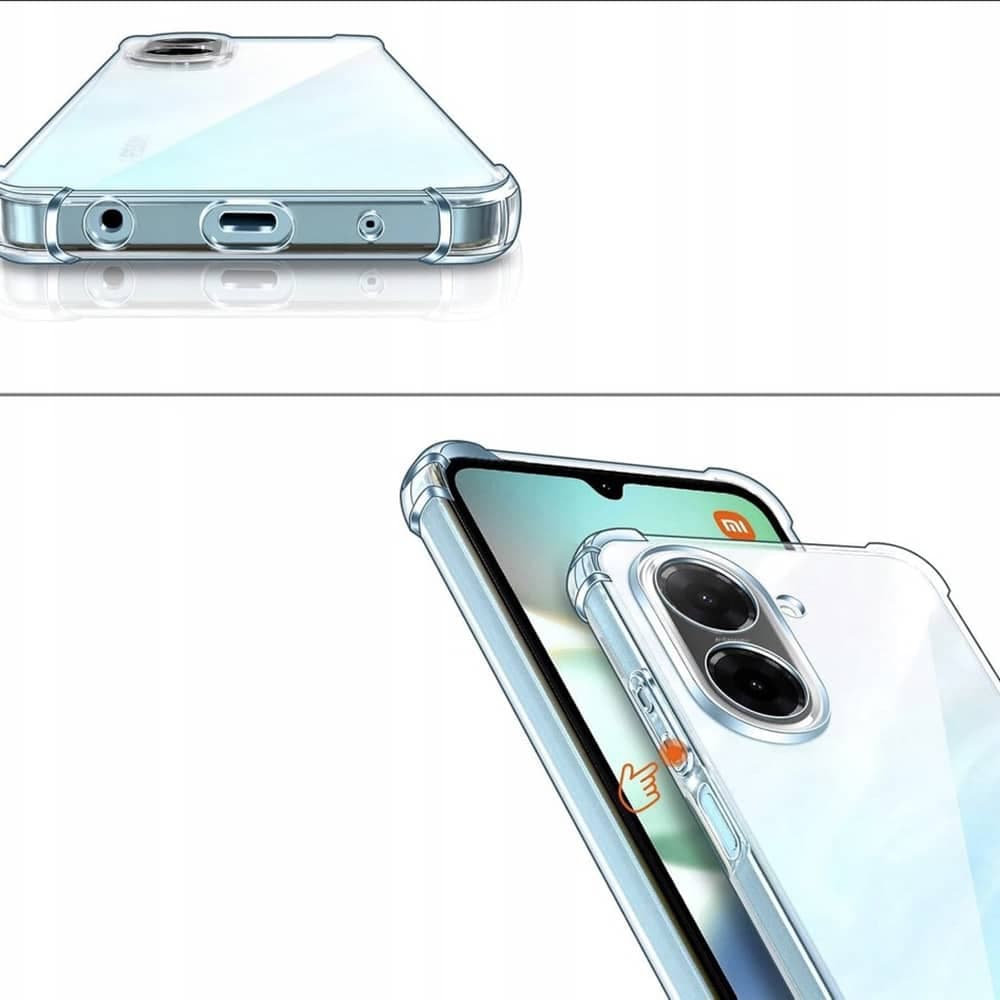 Techsuit Shockproof Clear Silicone - θήκη για Xiaomi Redmi A5 4G - Διάφανο 3