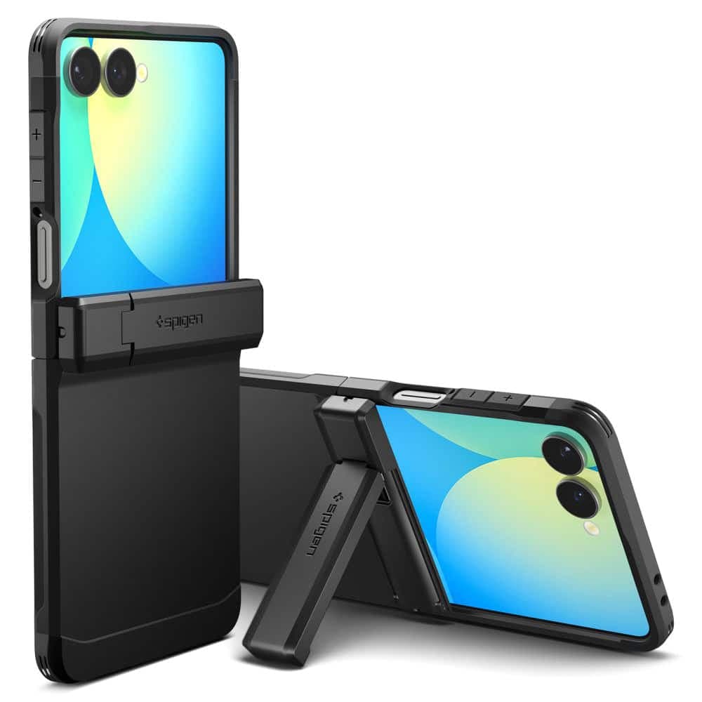 Spigen Tough Armor Pro - θήκη για Samsung Galaxy Z Flip7 - Μαύρο