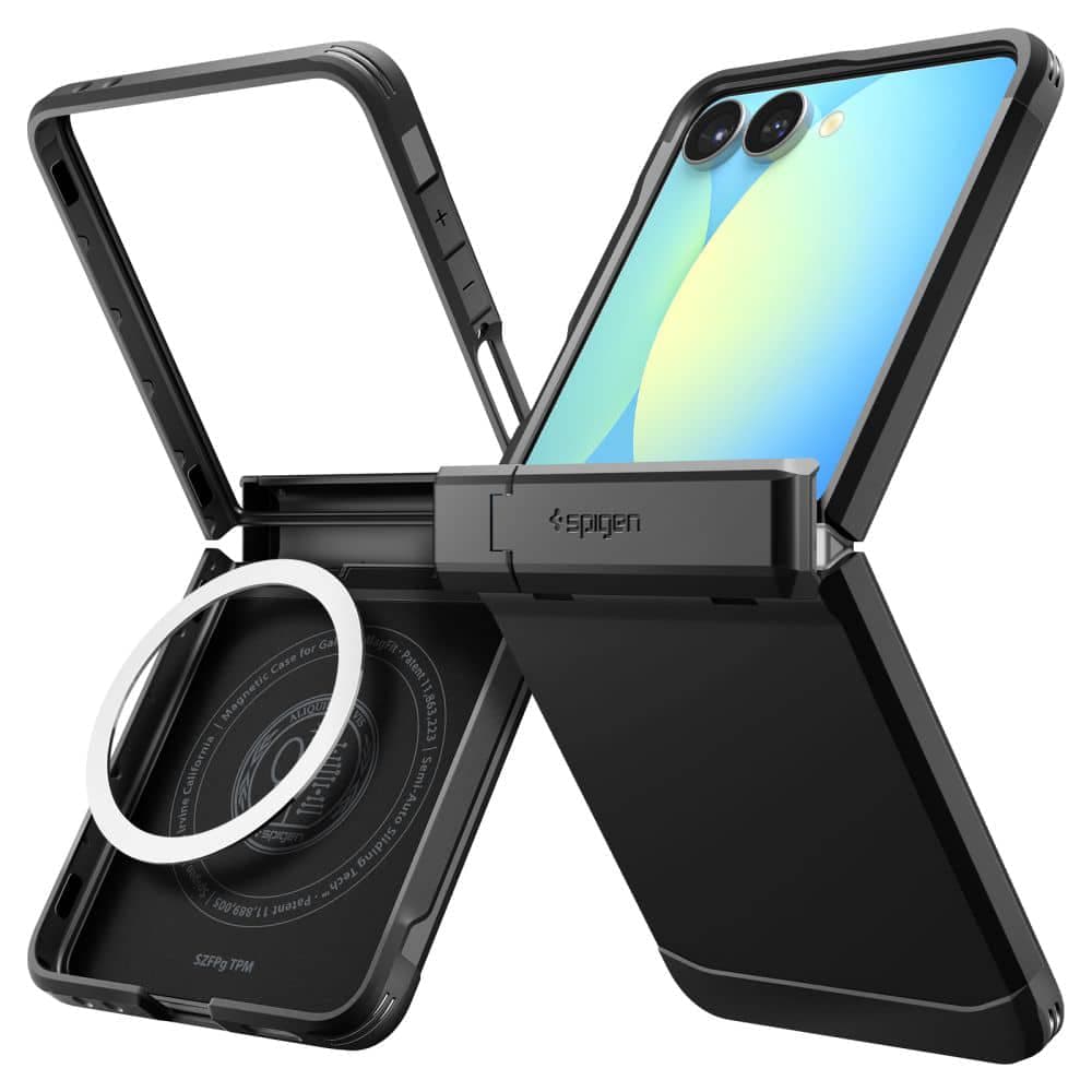 Spigen Tough Armor Pro - θήκη για Samsung Galaxy Z Flip7 - Μαύρο 2