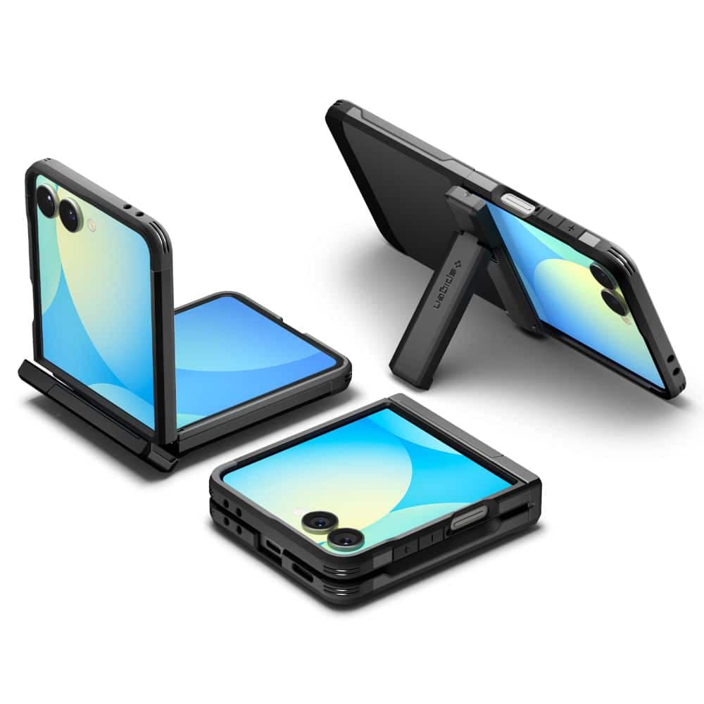 Spigen Tough Armor Pro - θήκη για Samsung Galaxy Z Flip7 - Μαύρο 7
