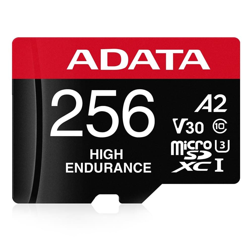 Κάρτα μνήμης microSDXC Adata με προσαρμογέα, 256Gb, Κλάση 10 / UHS-1 U3 AUSDX256GUI3V30SHA2-RA1 2